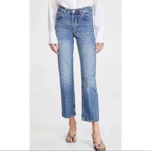 NWT Reformation Juliet High Straight Relaxed Jeans - Malta wash - Size 25